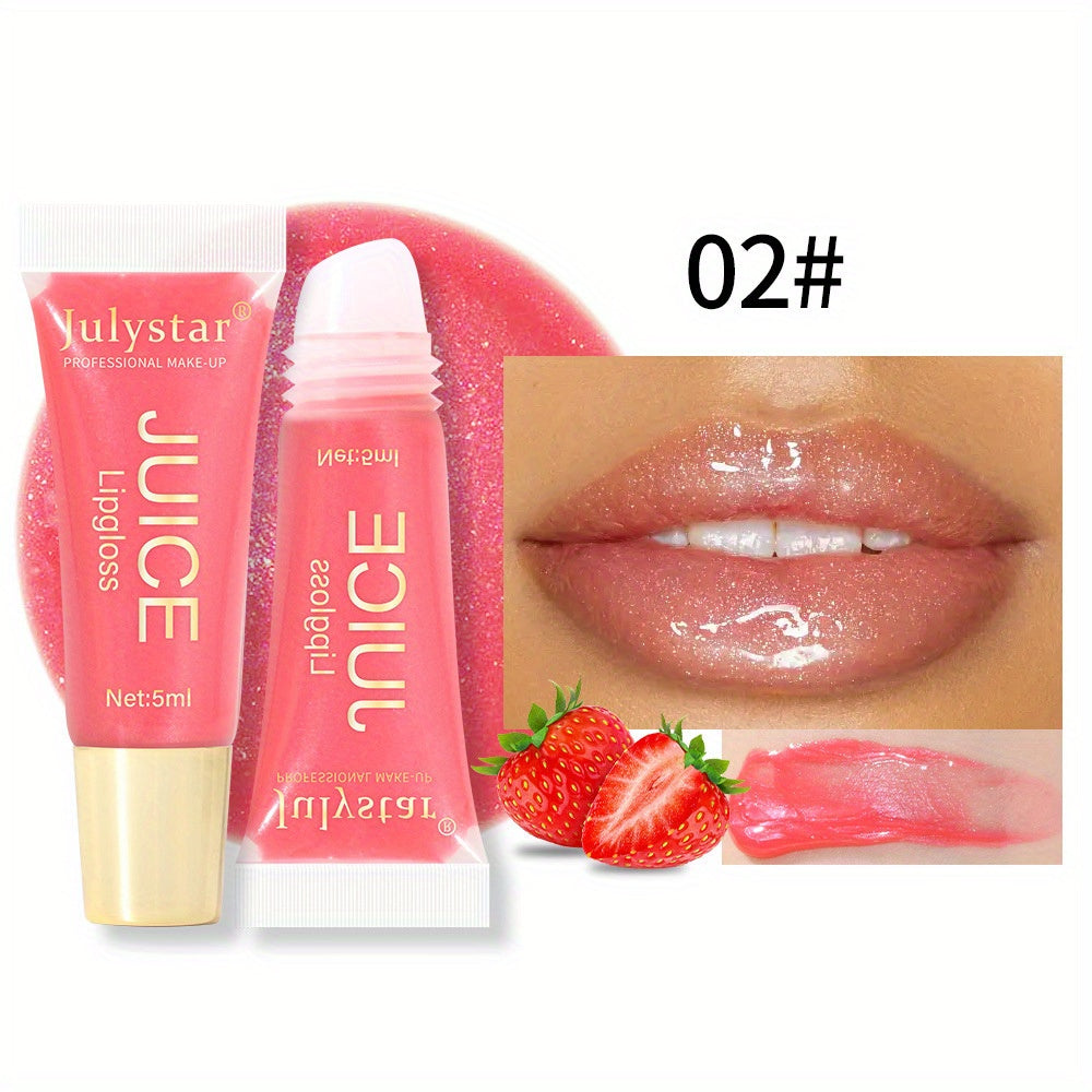 π Beauty Natural Long-lasting Moisturizing Mirror Lip Oil ππ Fruit Flavor π Pouty Lip π§ Moisturizing π¦ Water Gloss Lipstick β¨