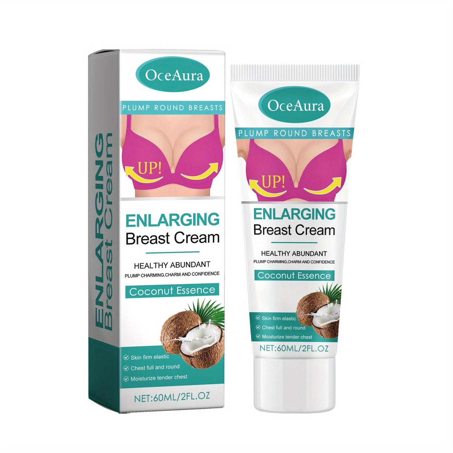 π΄ 60ML White Coconut Bust Cream β π Lifting, Firming & Moisturizing Breast Cream β¨