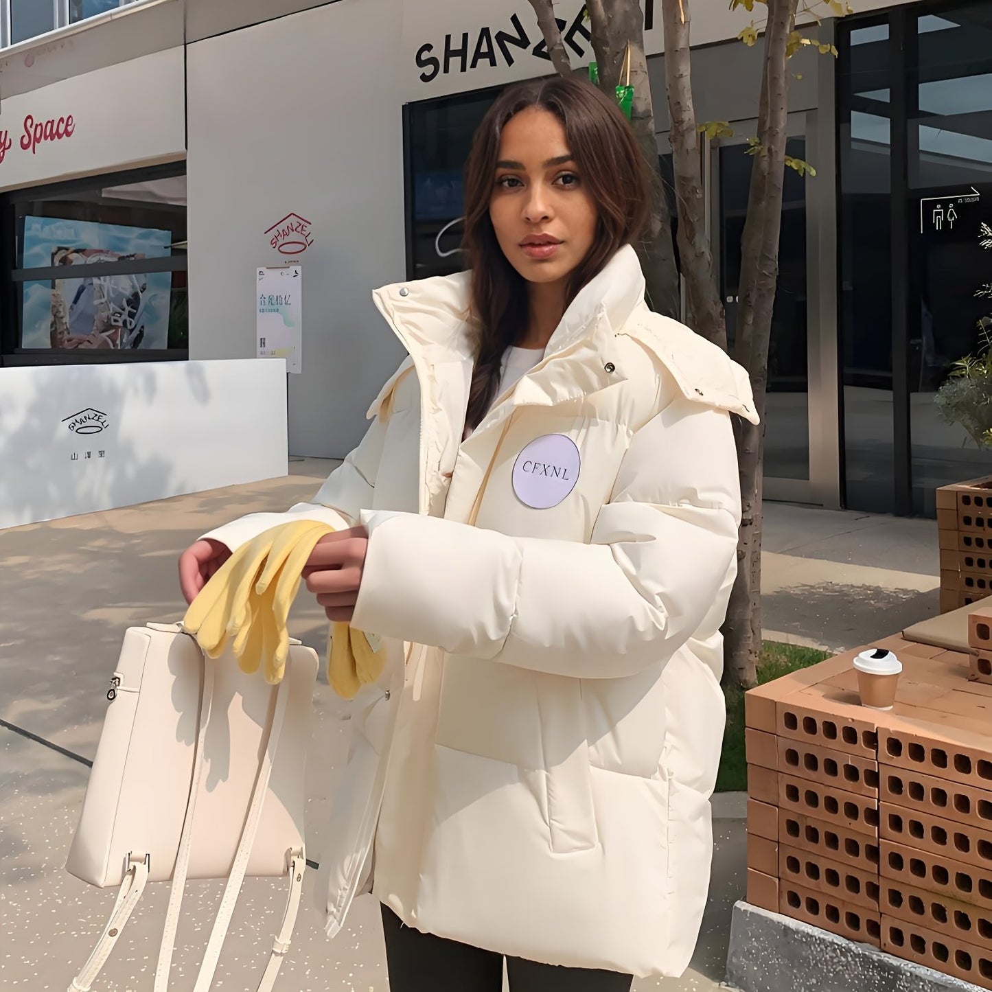 π§₯βοΈ Women's Thickened Winter Hooded Jacket with Stand Collar π₯ Heavyweight Warm Coat | π Long Sleeve Casual Outerwear | π¨ Solid Color β Perfect for Cold Weather | π Versatile for Everyday & Formal Looks | π Winter Coats for Women