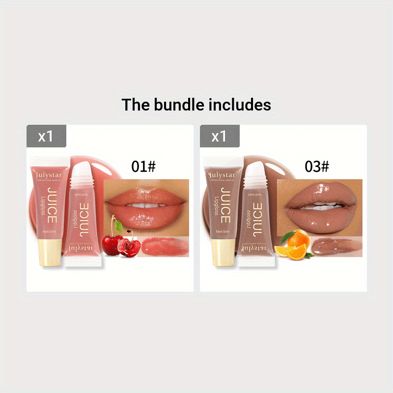 π Beauty Natural Long-lasting Moisturizing Mirror Lip Oil ππ Fruit Flavor π Pouty Lip π§ Moisturizing π¦ Water Gloss Lipstick β¨