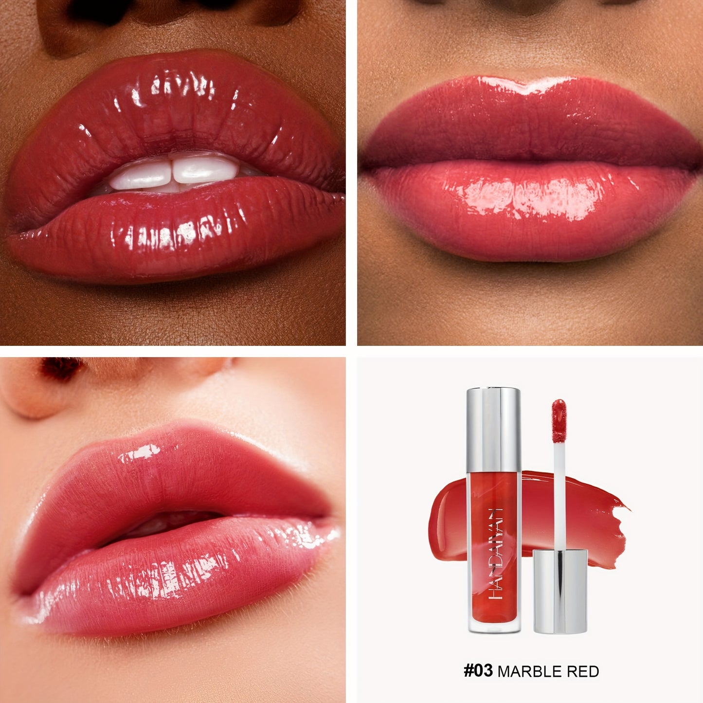 π Marble Lip Gloss β Moisturizing π§, Long-Lasting β³, Vibrant Colors π¨, High-Shine β¨