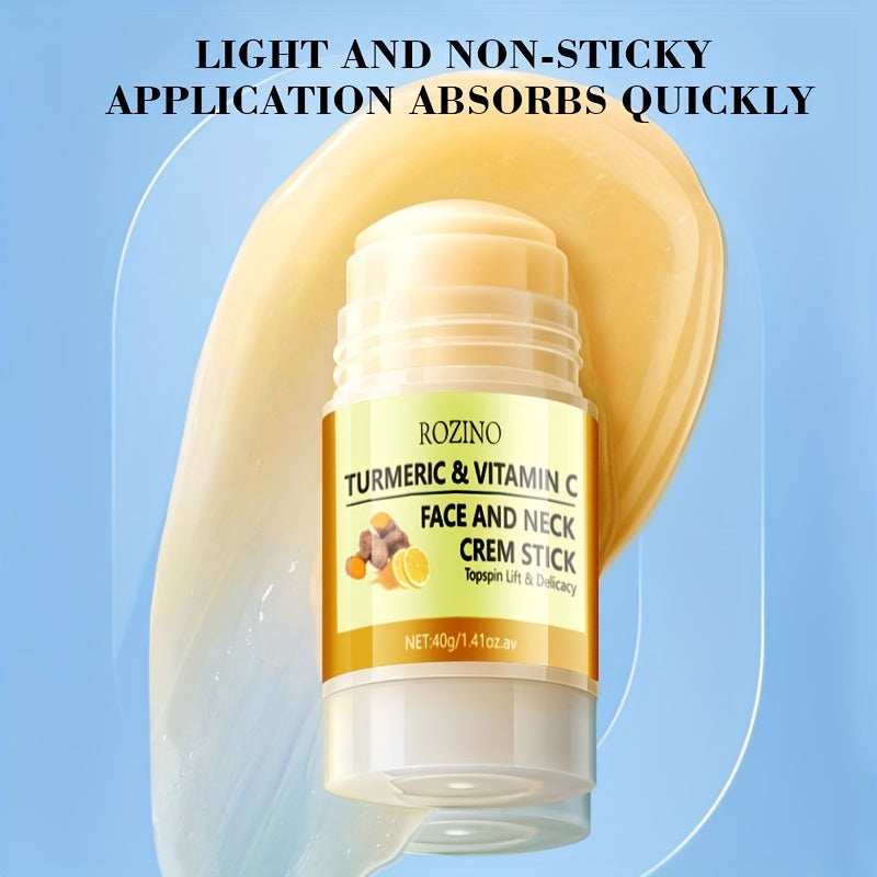 🌿💛 Turmeric + Vitamin C Moisturizing Stick 40g 💧✨ – Hydrates, Protects & Smooths Neck 🌸