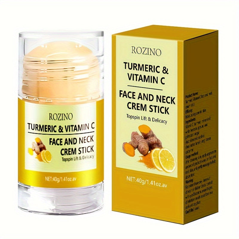 🌿💛 Turmeric + Vitamin C Moisturizing Stick 40g 💧✨ – Hydrates, Protects & Smooths Neck 🌸