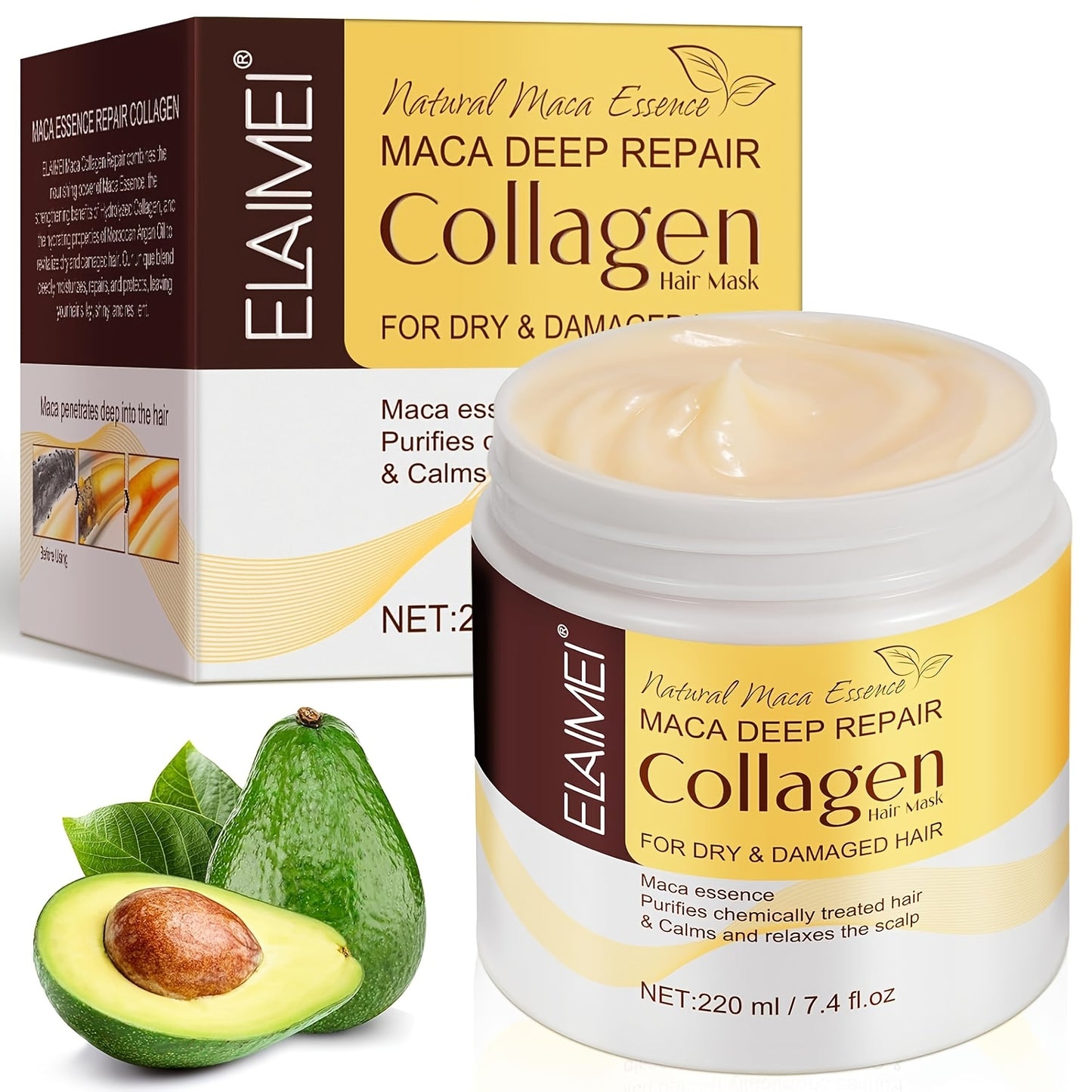 πβ¨ Collagen Deep Care Hair Mask β Argan & Avocado Oil Treatment β¨π