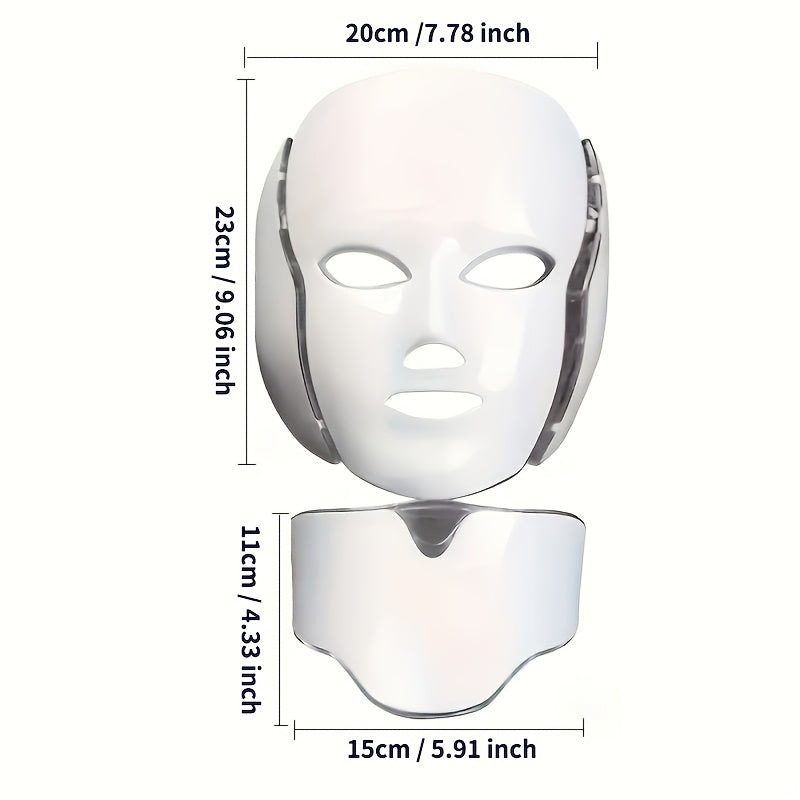 β¨π 7-Color LED Facial Mask Device π | Face & Neck Beauty Care πββοΈ | Perfect Gift π for Women π | Valentineβs Day π Friends & Girlfriends π