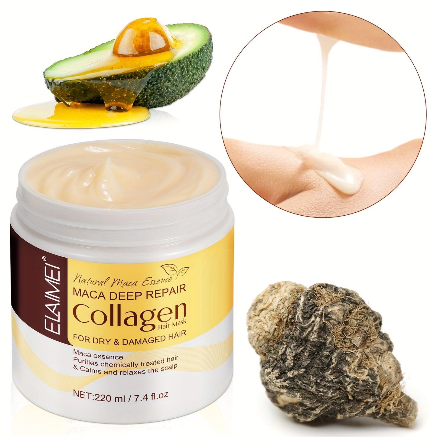 πβ¨ Collagen Deep Care Hair Mask β Argan & Avocado Oil Treatment β¨π