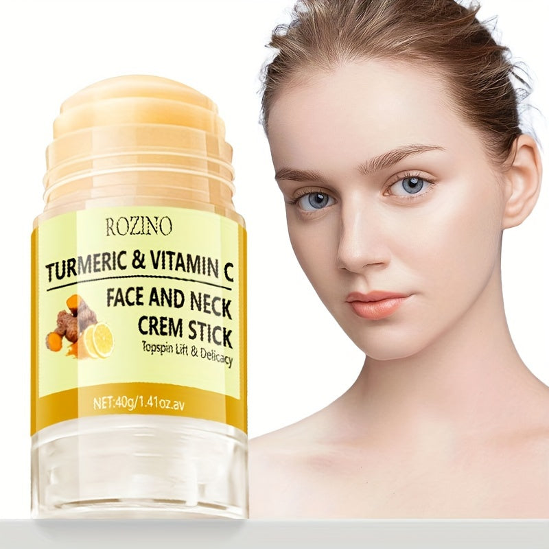 🌿💛 Turmeric + Vitamin C Moisturizing Stick 40g 💧✨ – Hydrates, Protects & Smooths Neck 🌸