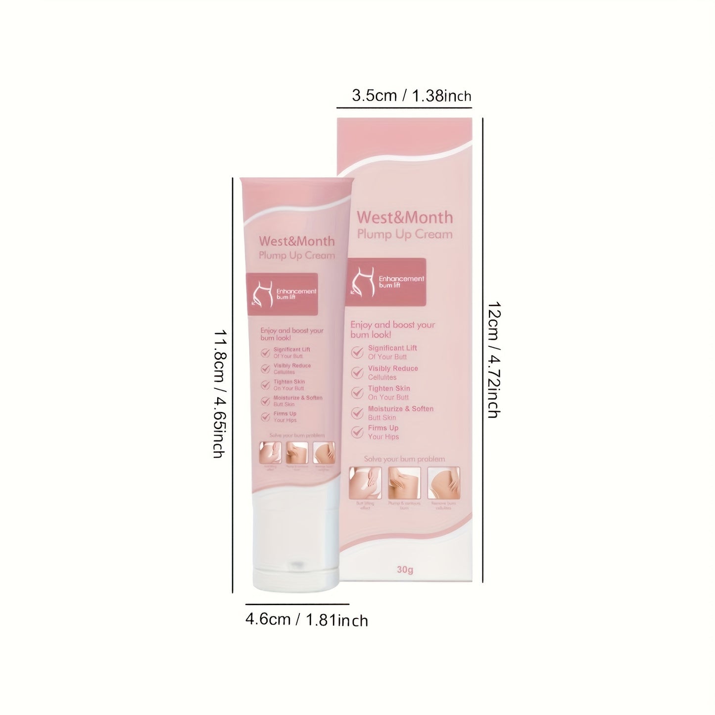 β¨π 3pcs Plump Up Cream β Butt Cream πΈ Skincare Cream πΏ Body Firming πͺ Enhancing Your Curve π
