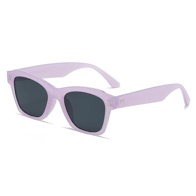 🕶️ 2024 New Women’s Premium Retro Tea Sunglasses 🍵 | Anti-UV 🛡️ | Fashion Trendy Square PC Frame ◼️ | UV400 Protection 🌞