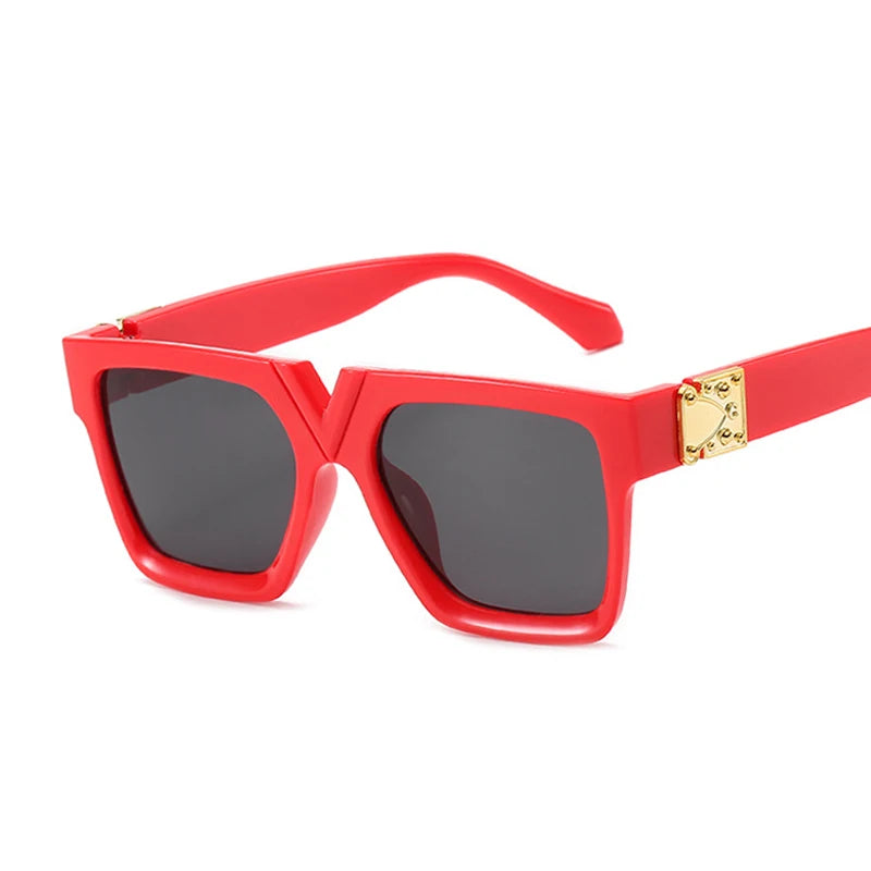 🕶️ 2021 Square Sunglasses for Women 😍 | Luxury Brand Style ✨ | Black Rectangle Shades 🔥 | Retro Travel Fashion Eyewear 👩🦰
