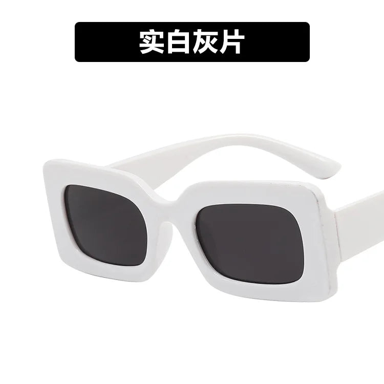 Women’s Square Sunglasses – Popular Designer Style 😎 | Jelly Color Lenses 🌈, UV400 Protection 🛡️ | Custom Logo Available ✍️