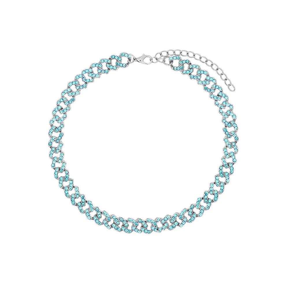 π¦π Bling Butterfly Pendant Necklace β Crystal Cuban Chain for Women β¨πΈ