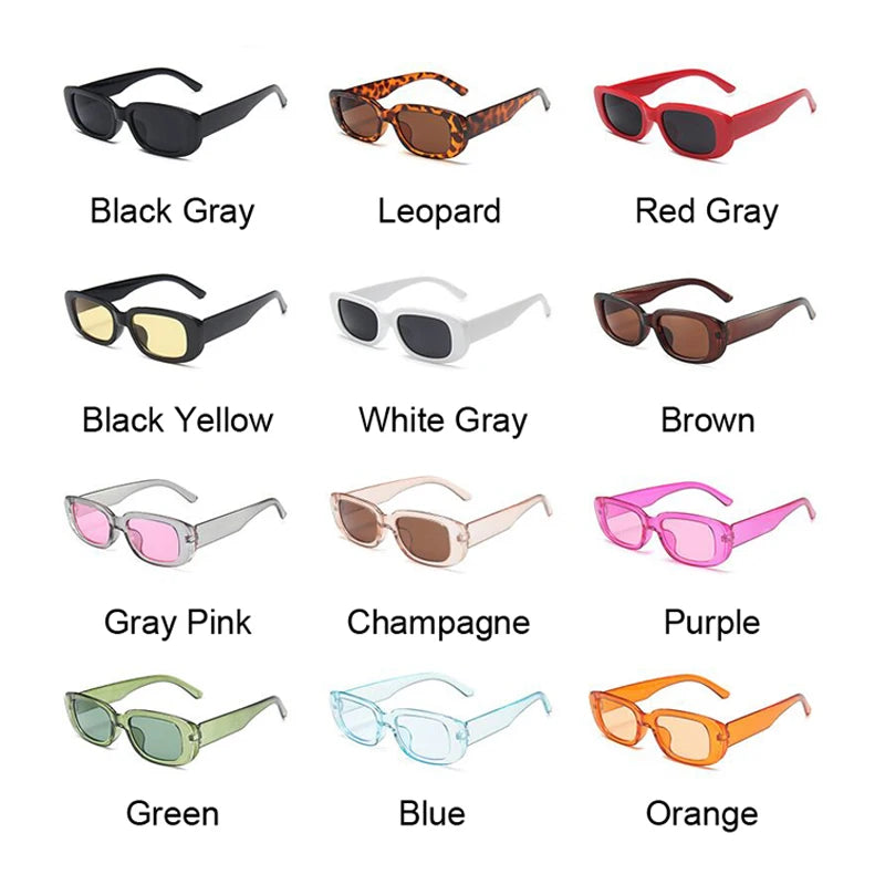 ๐ถ๏ธโจ 2021 Square Sunglasses for Women โ Retro Small Rectangle Design โจ๐ธ