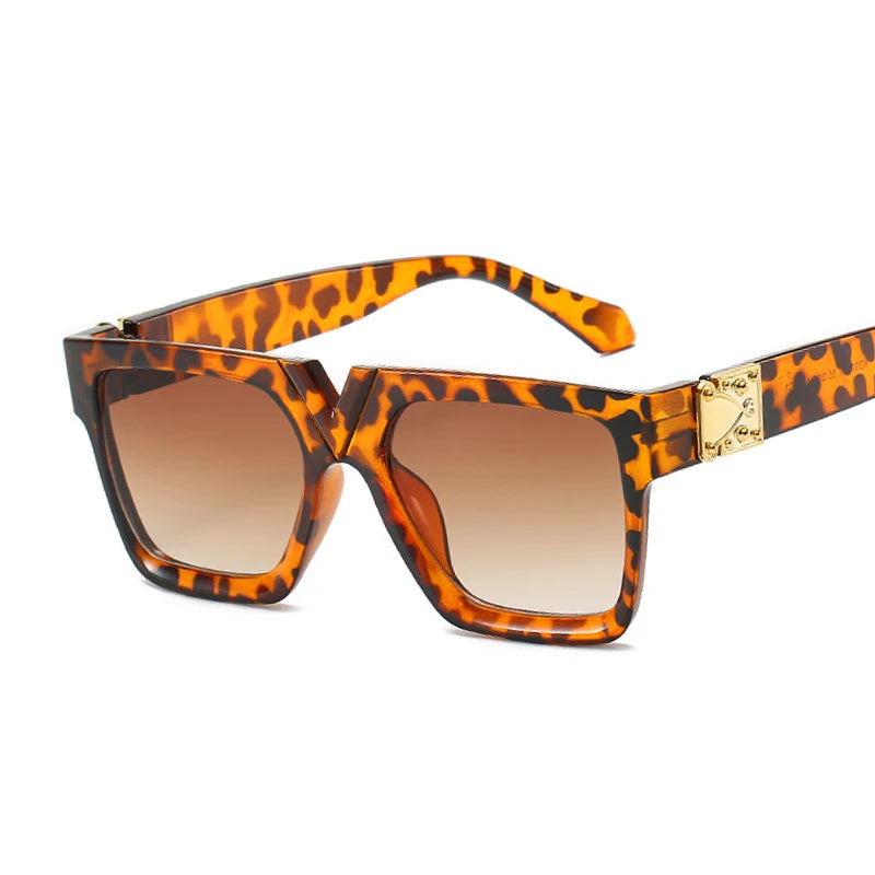 🕶️ 2021 Square Sunglasses for Women 😍 | Luxury Brand Style ✨ | Black Rectangle Shades 🔥 | Retro Travel Fashion Eyewear 👩🦰