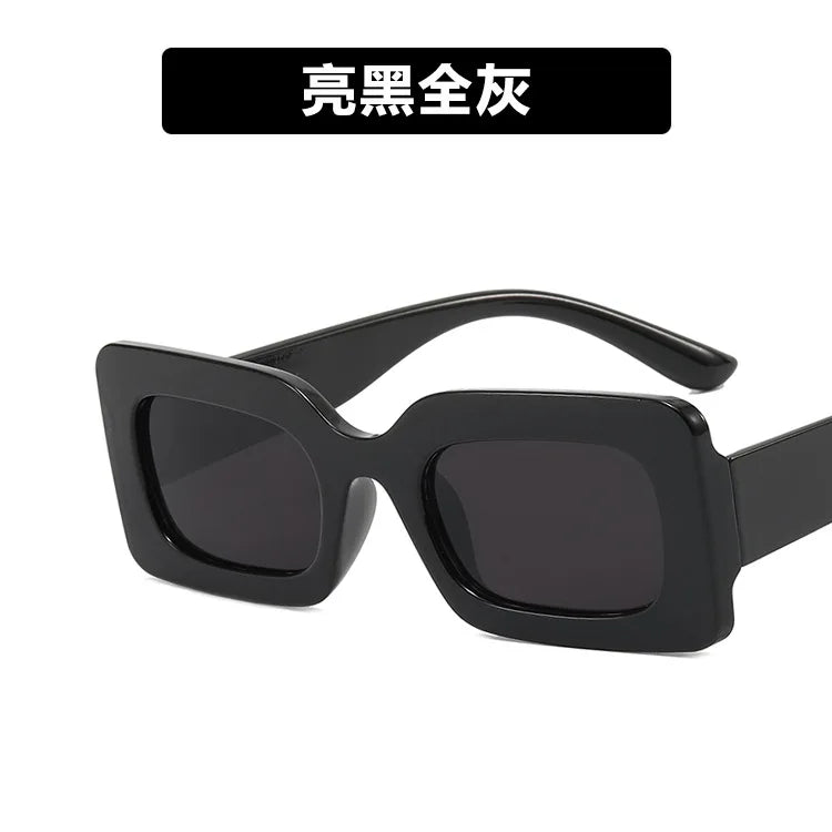 Women’s Square Sunglasses – Popular Designer Style 😎 | Jelly Color Lenses 🌈, UV400 Protection 🛡️ | Custom Logo Available ✍️