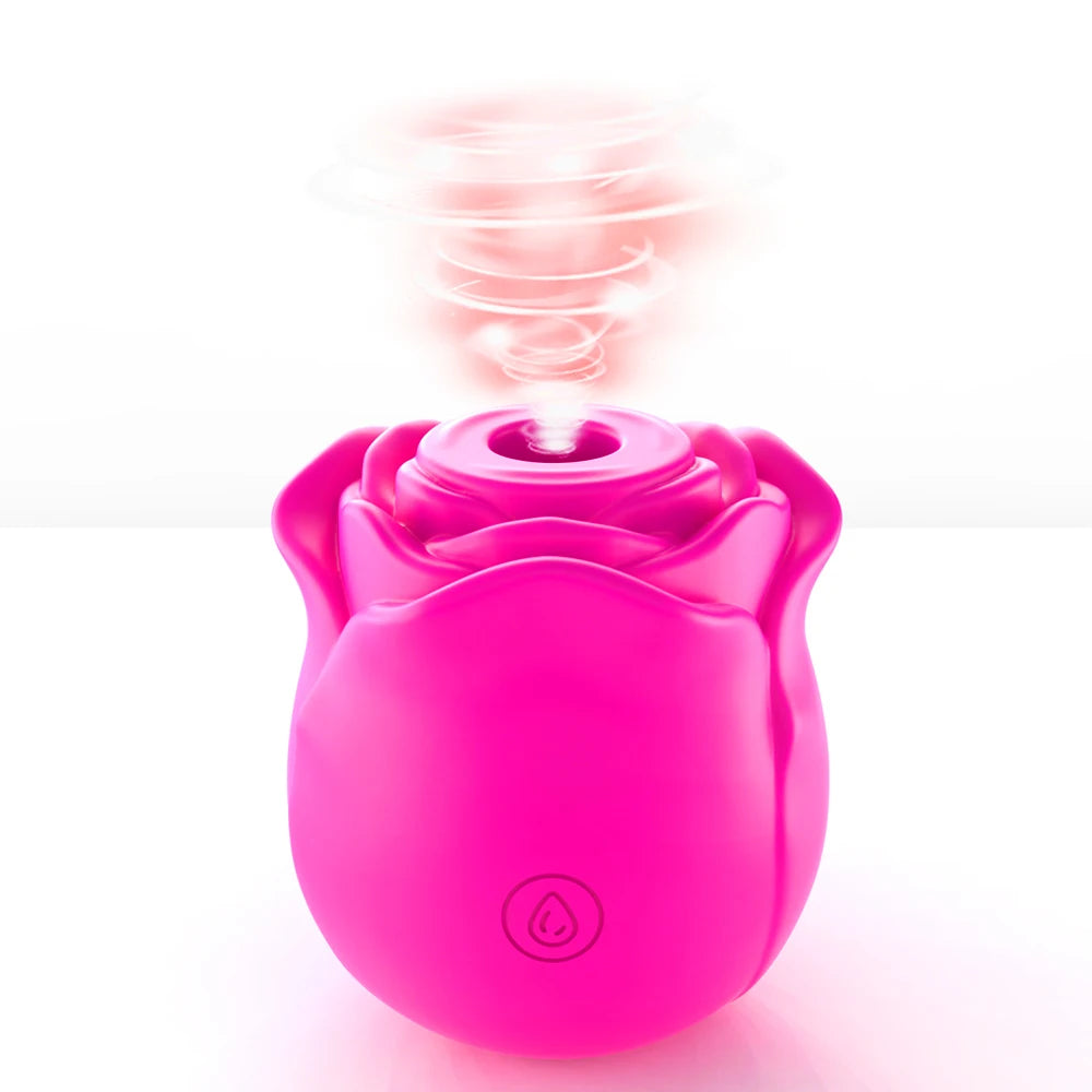 Rose Flower 2-in-1 Vibrator πΉβ¨ | Sucking & Beating Modes β‘ | Nipple & Clitoral Stimulator π | Powerful G-Spot & Vaginal Massager π₯ | Adult Toy for Women π
