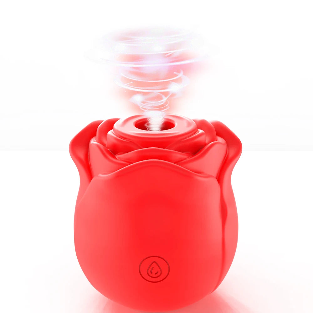 Rose Flower 2-in-1 Vibrator πΉβ¨ | Sucking & Beating Modes β‘ | Nipple & Clitoral Stimulator π | Powerful G-Spot & Vaginal Massager π₯ | Adult Toy for Women π