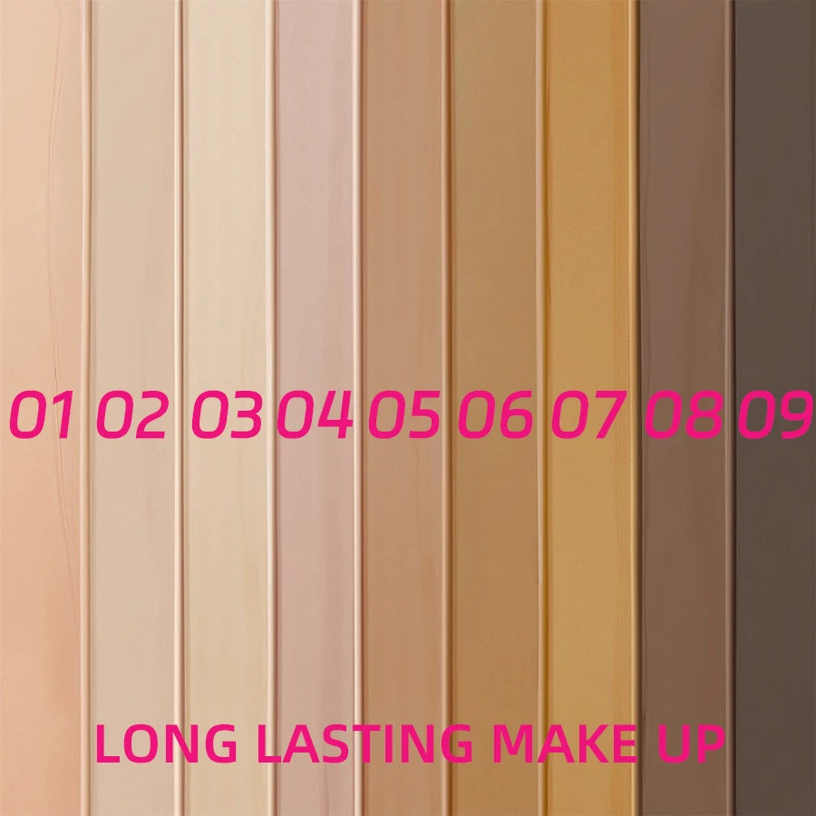 π 9-Color Full Coverage Concealer & Foundation β¨ | High Coverage Liquid Cream π§΄ | Natural Matte Base Makeup πΈ | Cushion Foundation for Flawless Skin π