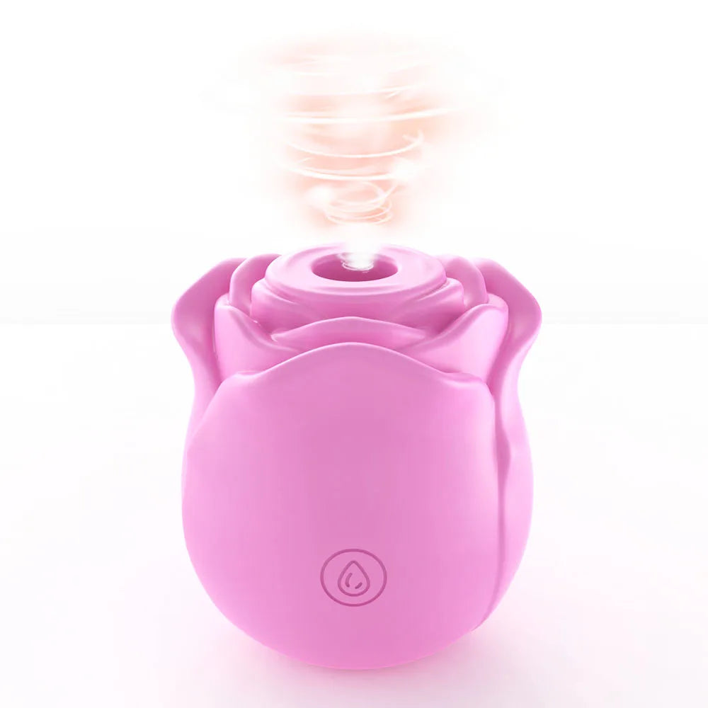 Rose Flower 2-in-1 Vibrator πΉβ¨ | Sucking & Beating Modes β‘ | Nipple & Clitoral Stimulator π | Powerful G-Spot & Vaginal Massager π₯ | Adult Toy for Women π