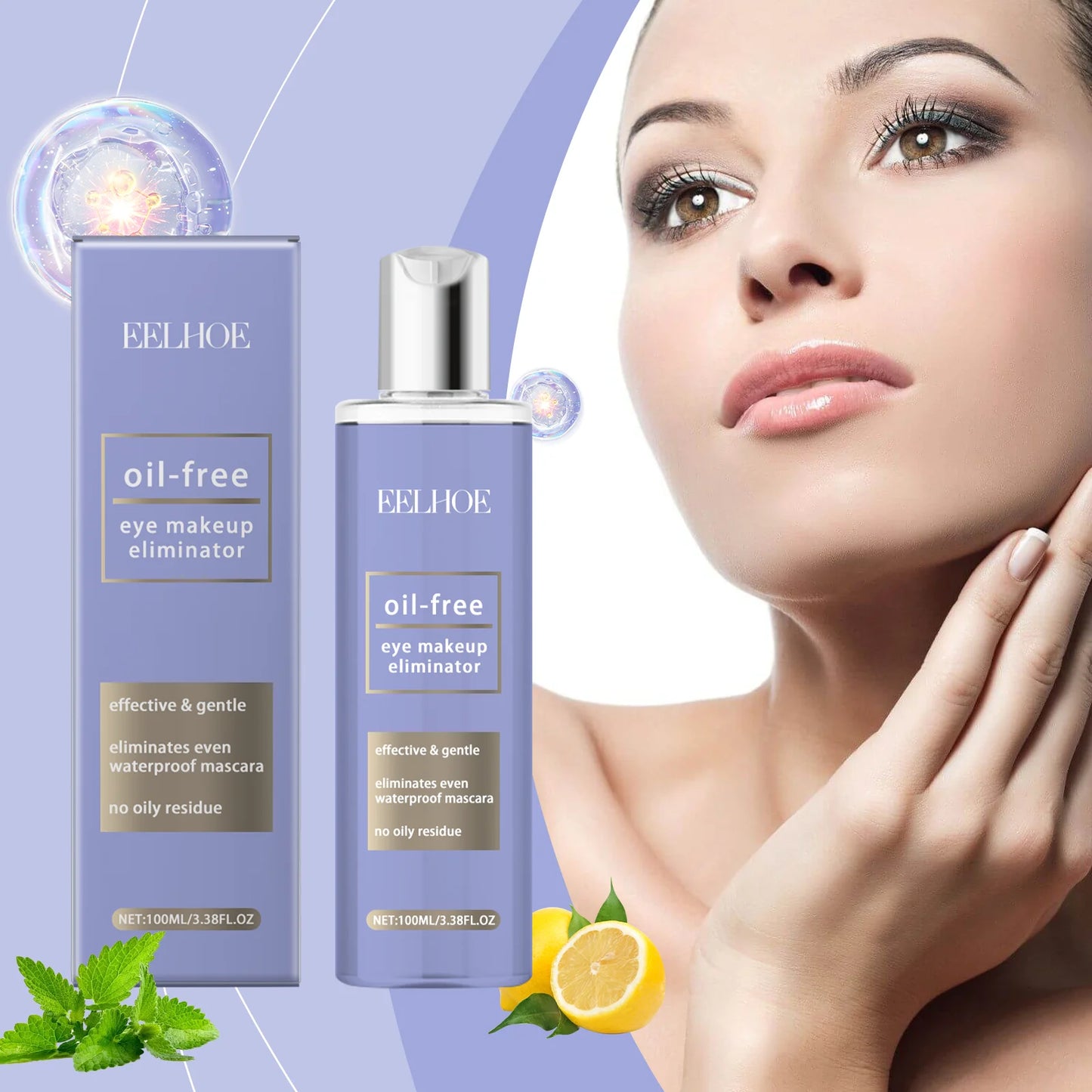π§ EELHOE Eye & Lip Makeup Remover β¨ | 3-in-1 Cleansing Water π§΄ | Gentle & Refreshing πΈ | Removes Face, Eye & Lip Makeup πποΈ | Hydrating Skincare Cleanser π