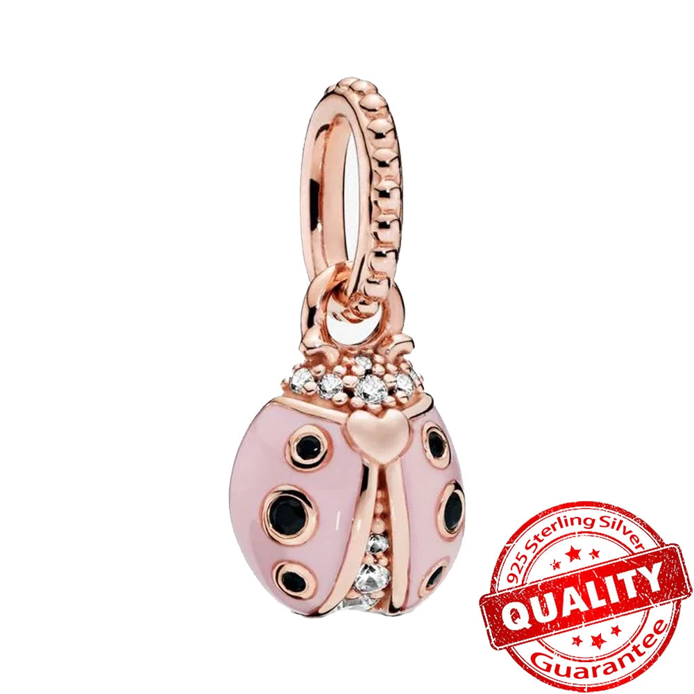 ππ Classic 925 Sterling Silver Rose Gold Charms Collection ππ