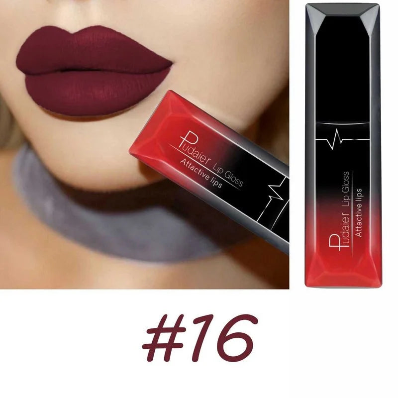 πβ¨ 17-Color Sexy Matte Lip Makeup β Long-Lasting Liquid Lipstick & Lip Gloss ππ