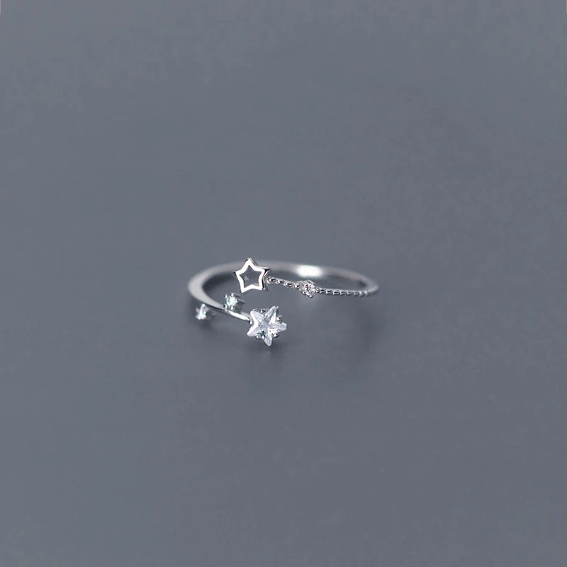 ππ 925 Sterling Silver Star Ring β Shining Geometric Charm ππ