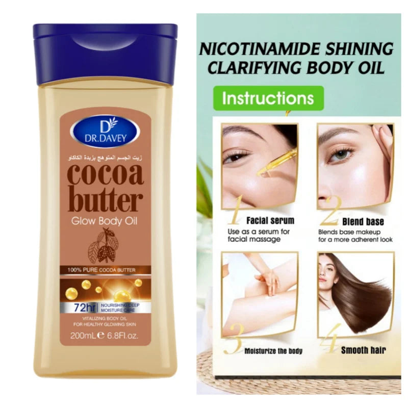 πβ¨ Cocoa Butter Glow Body Oil β Vitalizing Skin Care β¨π