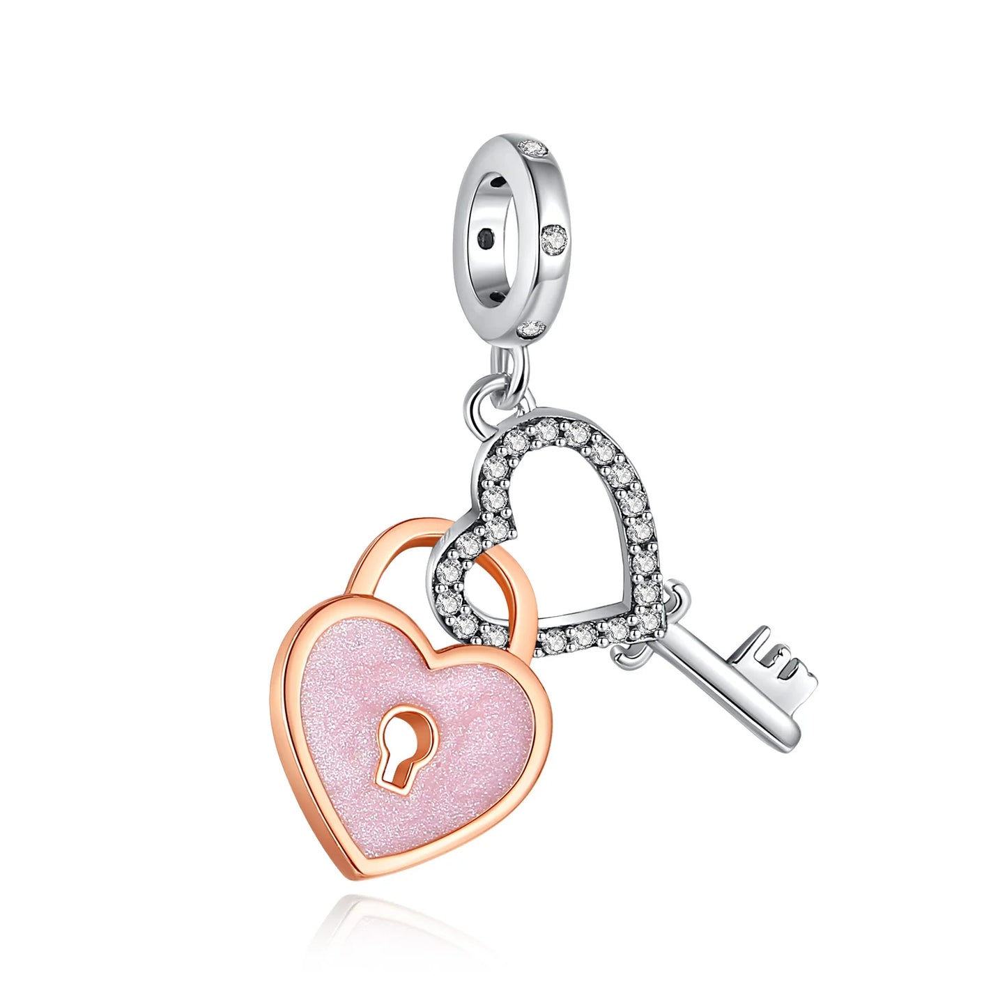 ππ Classic 925 Sterling Silver Rose Gold Charms Collection ππ