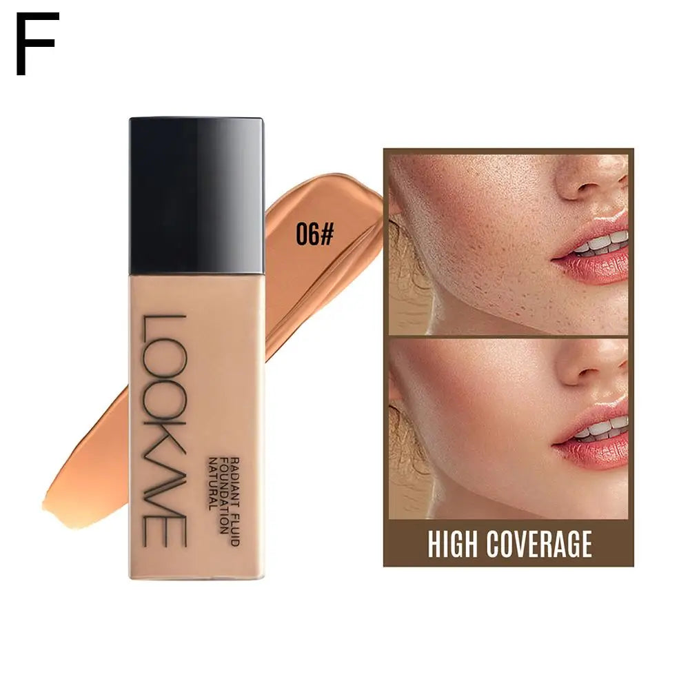π Professional Makeup Kit β¨ | Natural Matte Liquid Foundation π§΄ | Full Coverage 24H π | Includes Flat Top Brush ποΈ & Sponge π§½ | Lightweight Long-Lasting Makeup π