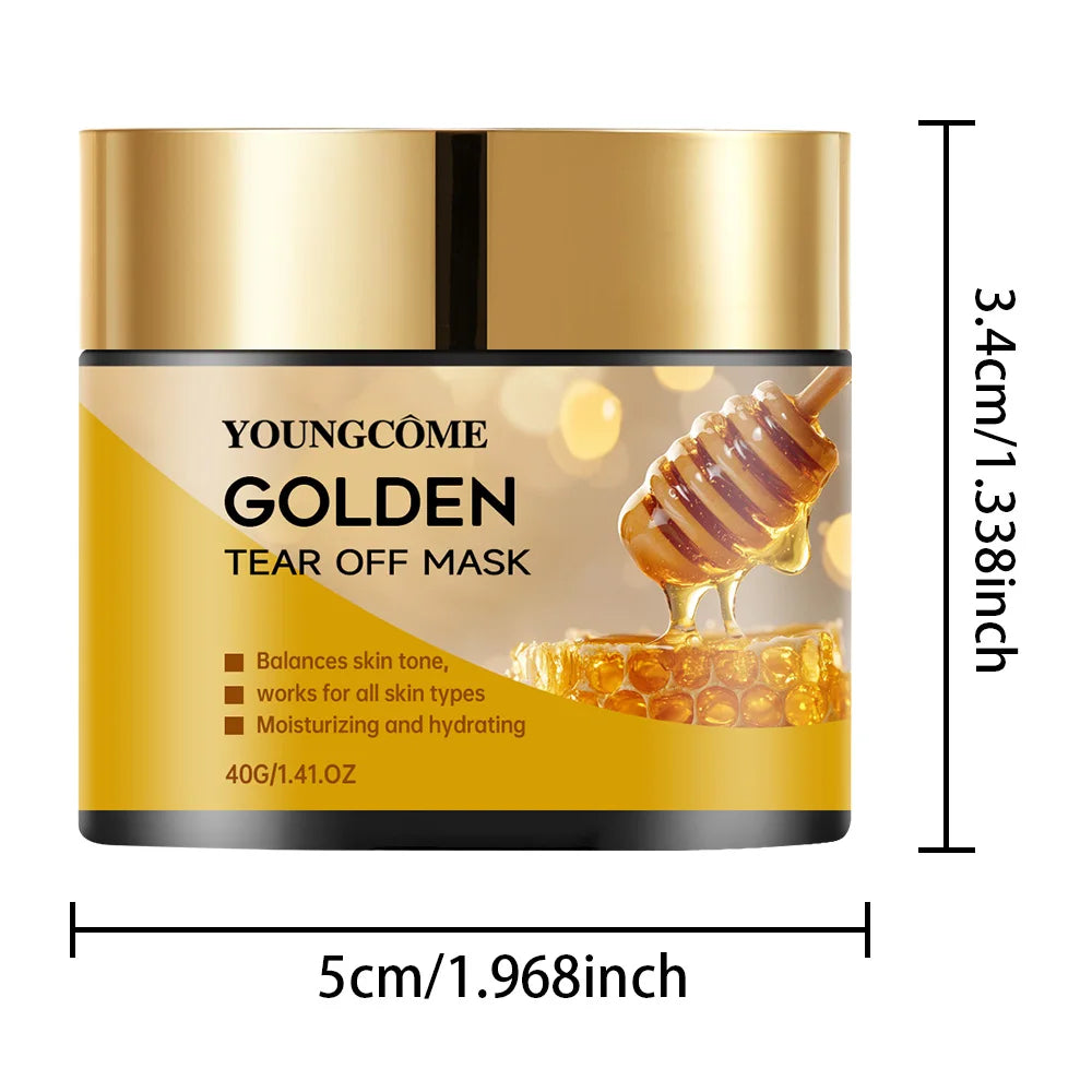 β¨ Facial Gold Textured Whitening Mask π | Blackhead Remover π§Ό | Deep Cleansing & Whitening πΈ | Hyaluronic Acid Moisturizing π§ | Luxury Skin Care π