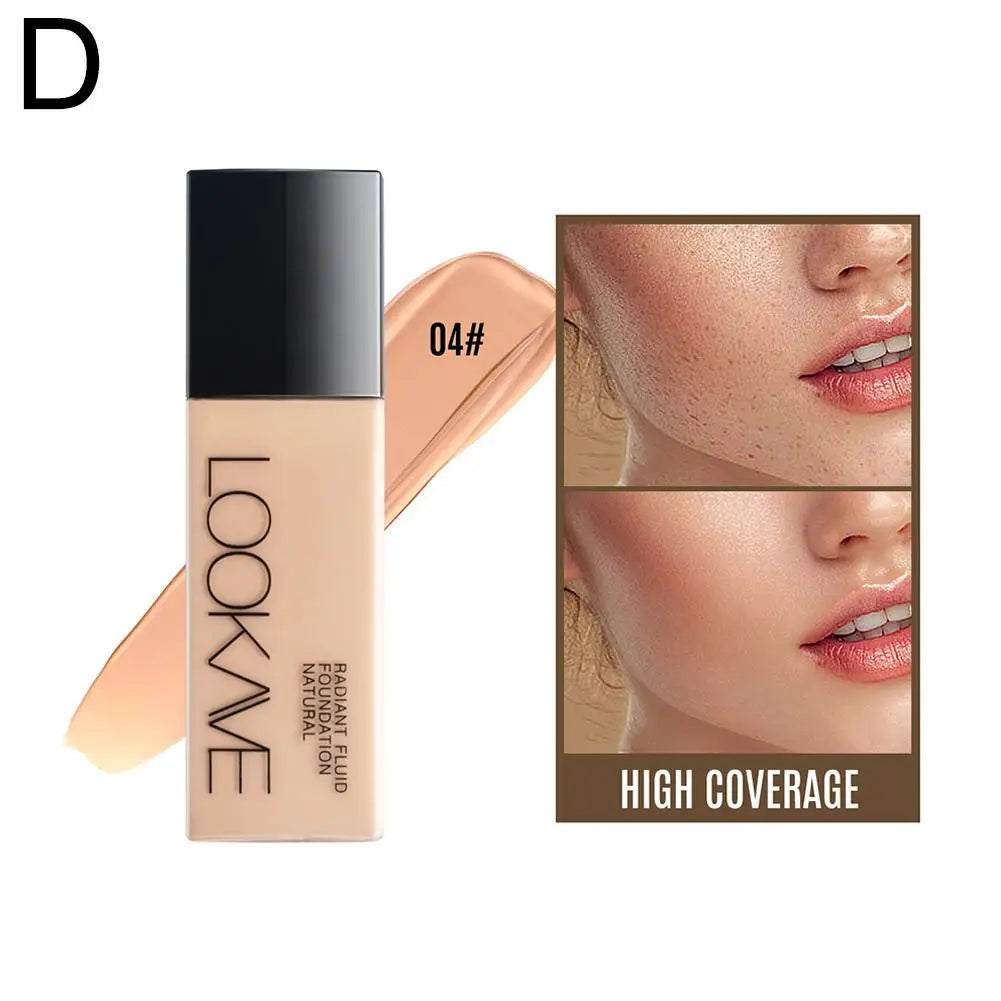 π Professional Makeup Kit β¨ | Natural Matte Liquid Foundation π§΄ | Full Coverage 24H π | Includes Flat Top Brush ποΈ & Sponge π§½ | Lightweight Long-Lasting Makeup π
