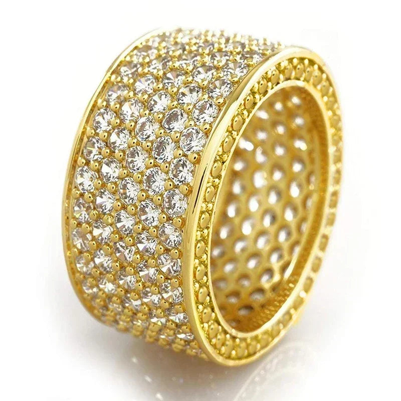 ๐โจ Luxury Bling Wedding Band โ Womenโs CZ Engagement & Party Ring ๐