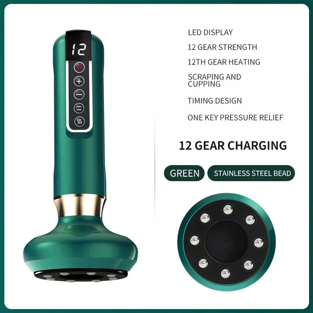 Electric Cupping Massager β‘β¨ | Vacuum Suction Cup πββοΈ | Anti-Cellulite & Body Slimming π₯ | Infrared Heat Therapy π‘οΈ | Beauty & Health Gua Sha Scraping Tool πΏ