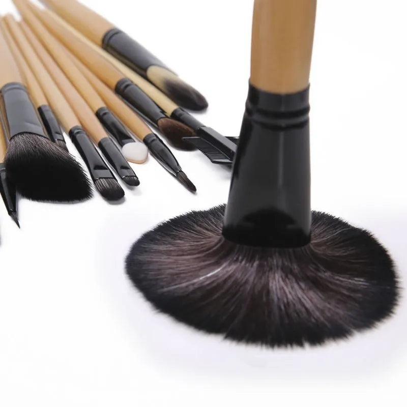 π 24PCS Professional Makeup Brush Set with Gift Bag β Foundation, Eyeshadow, Eyebrow & Blending Tools πβ¨ π Specifications: