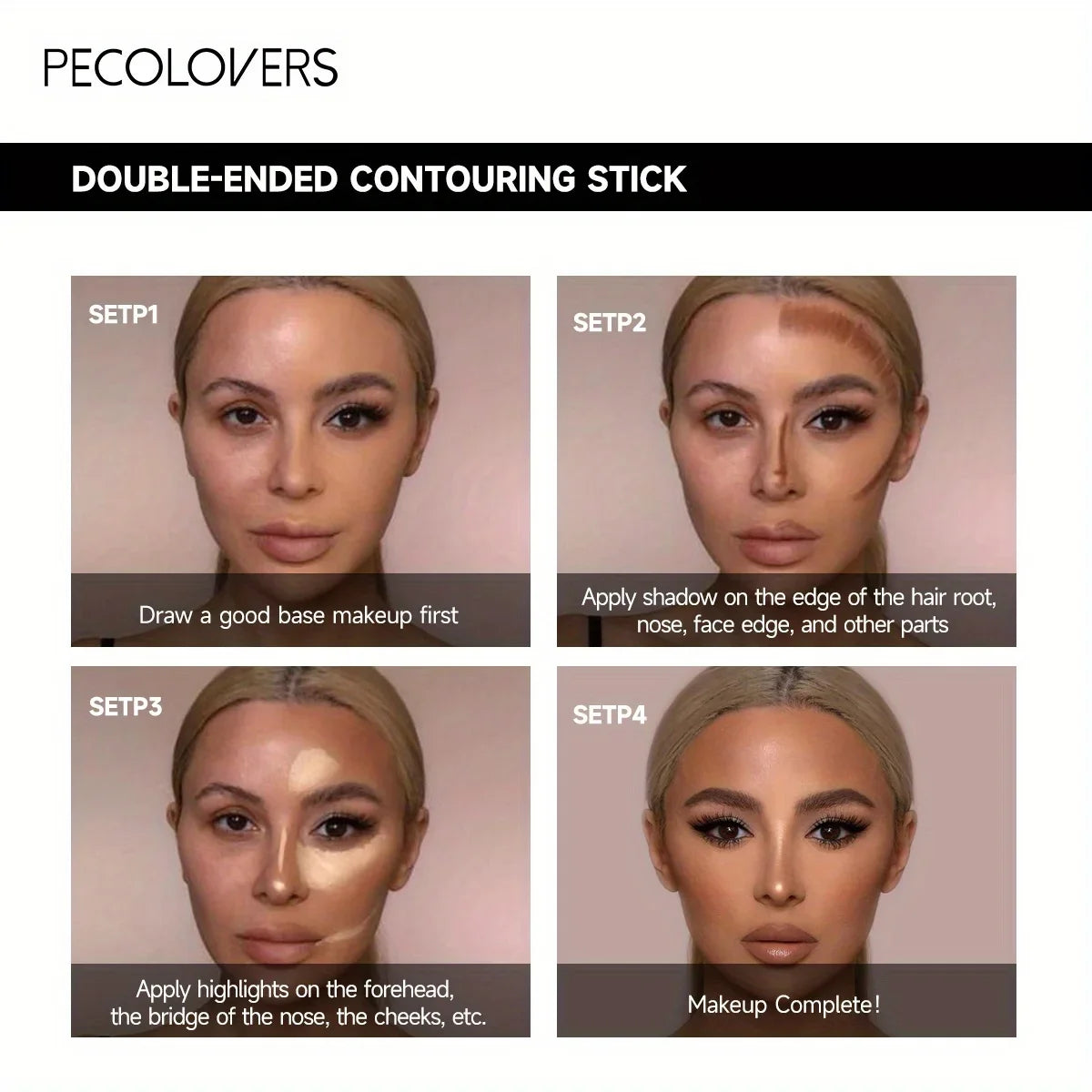 β¨βοΈ Double Head Highlight Pen π Face Makeup π§ Waterproof π Contouring | Foundation | Concealer | Stick & Pencil Cosmetics