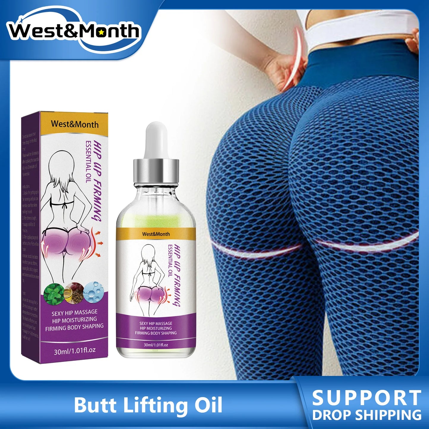πβ¨ Buttock Massage Essential Oil β Hip Lift, Plumping & Firming ππ₯