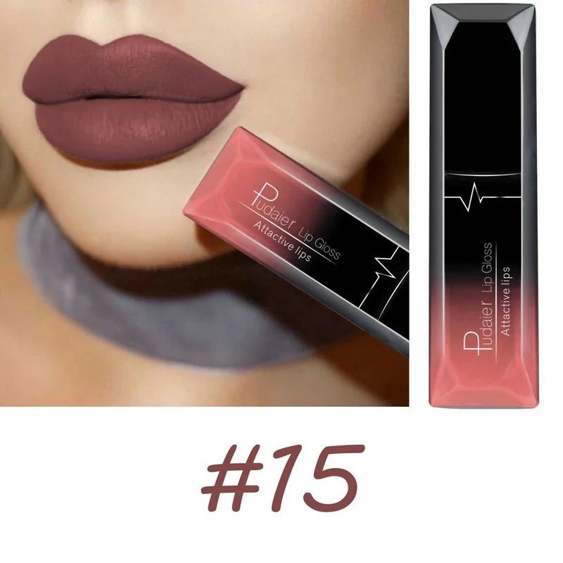 πβ¨ 17-Color Sexy Matte Lip Makeup β Long-Lasting Liquid Lipstick & Lip Gloss ππ