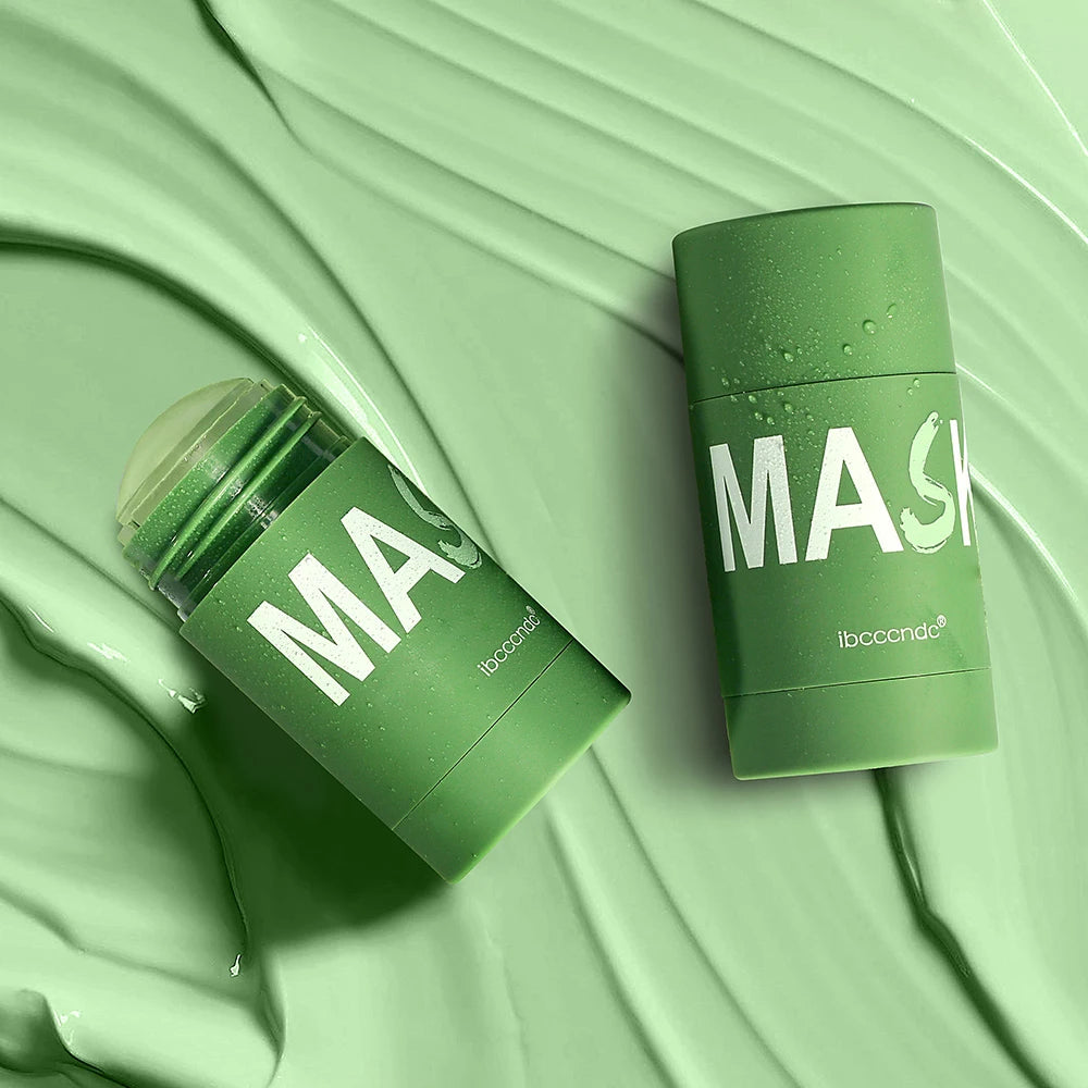 πΏ 40g Face Cleansing Mask Stick π | Green Tea π΅ / Rose Extract πΉ | Deep Moisturizing π§ | Blackhead & Pore Care β¨ | Oil Control Film Mask π‘οΈ