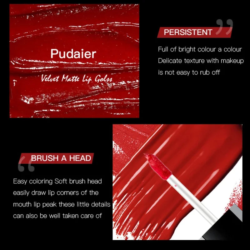 πβ¨ 17-Color Sexy Matte Lip Makeup β Long-Lasting Liquid Lipstick & Lip Gloss ππ