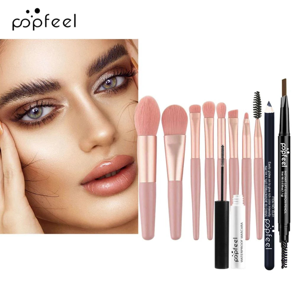 π¨ POPFEEL Eye Makeup Set ποΈ | 40-Color Eyeshadow Palette π | Eyebrow Pencil βοΈ | Eyeliner Pen ποΈ | Mascara π | Makeup Brush Set ποΈ | Complete Eye Cosmetics Kit β¨