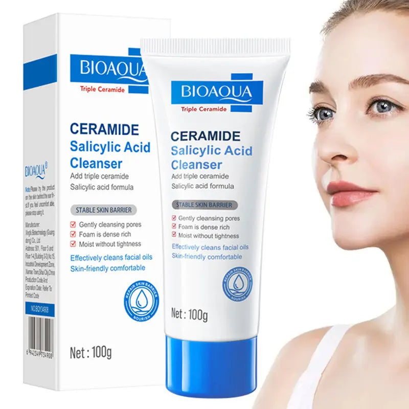 π§΄ Salicylic Acid Facial Cleanser πΏ | Oil-Control & Anti-Acne Care π | Gentle & Mild Formula β¨ | Whitening Skin Care π | Deep Cleansing Face Wash πΏ