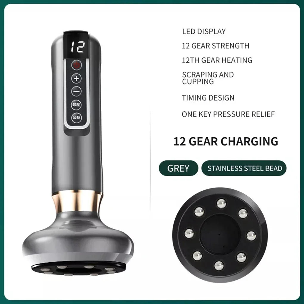 Electric Cupping Massager β‘β¨ | Vacuum Suction Cup πββοΈ | Anti-Cellulite & Body Slimming π₯ | Infrared Heat Therapy π‘οΈ | Beauty & Health Gua Sha Scraping Tool πΏ