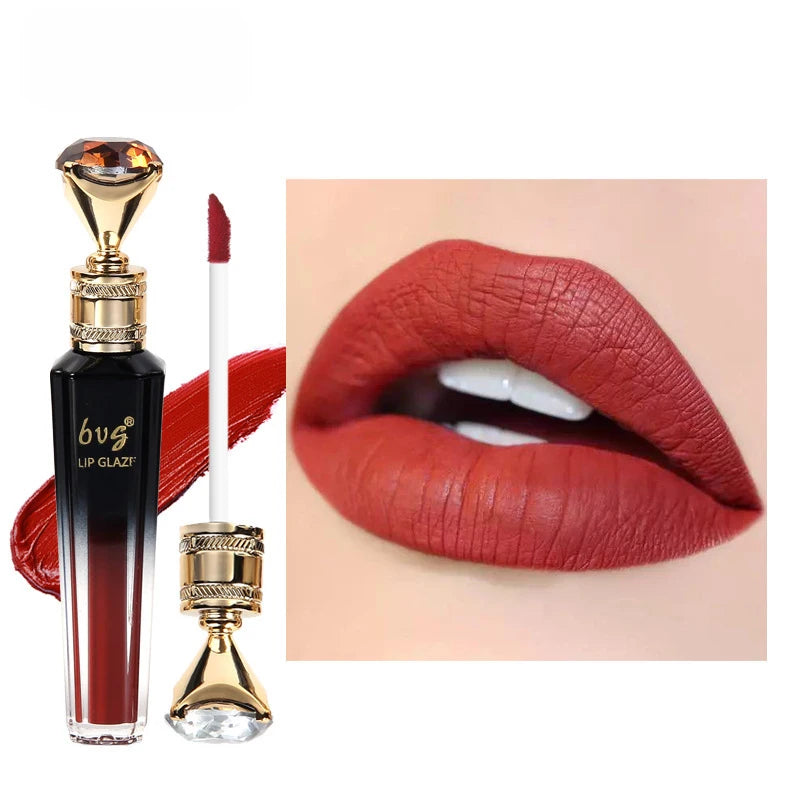 Velvet Matte Lip Gloss πβ¨ | Long-Lasting & Durable β³ | Moisturizing π§ | Waterproof π¦ | Non-Fading πΈ | Non-Stick Cup β | Cosmetic for Women π