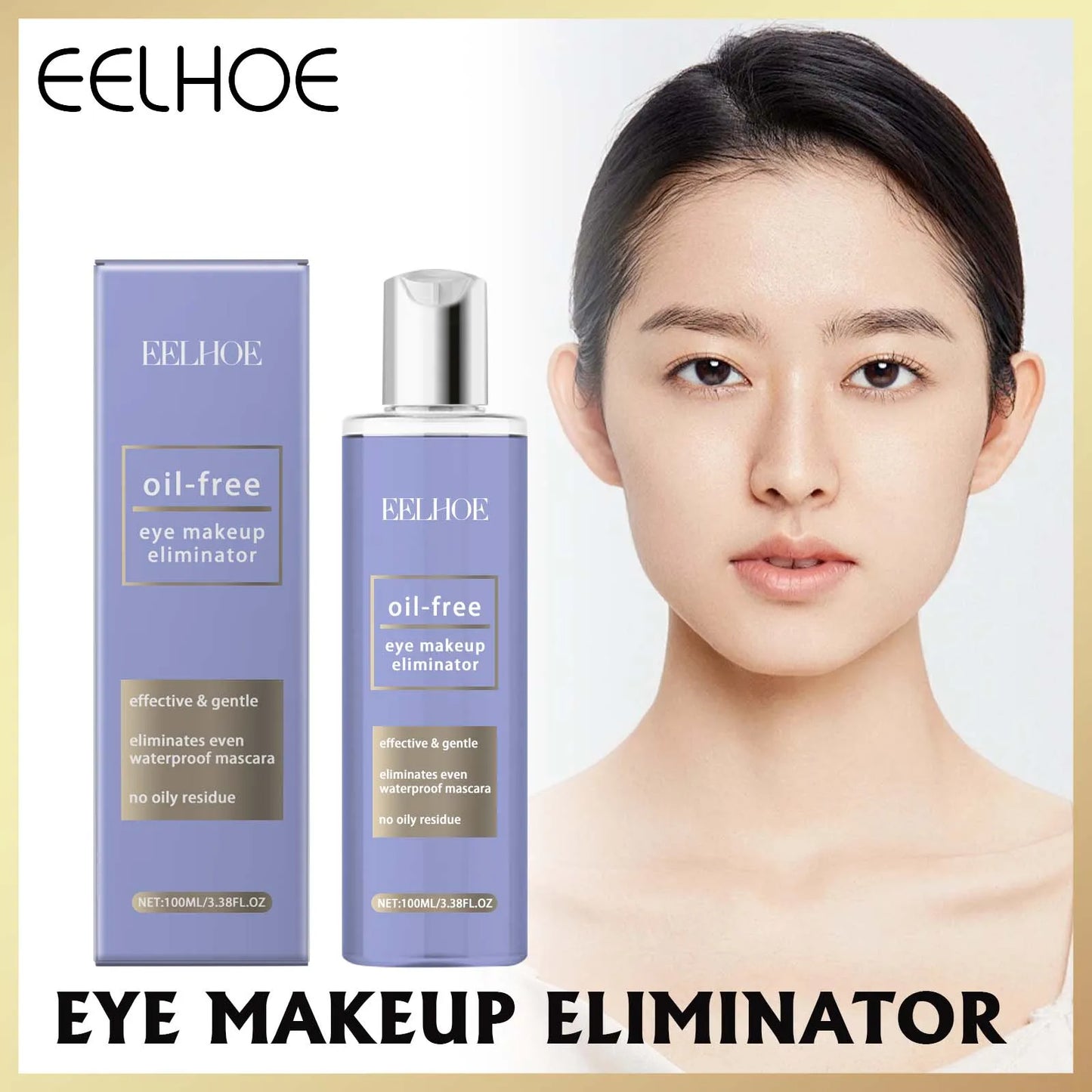 π§ EELHOE Eye & Lip Makeup Remover β¨ | 3-in-1 Cleansing Water π§΄ | Gentle & Refreshing πΈ | Removes Face, Eye & Lip Makeup πποΈ | Hydrating Skincare Cleanser π