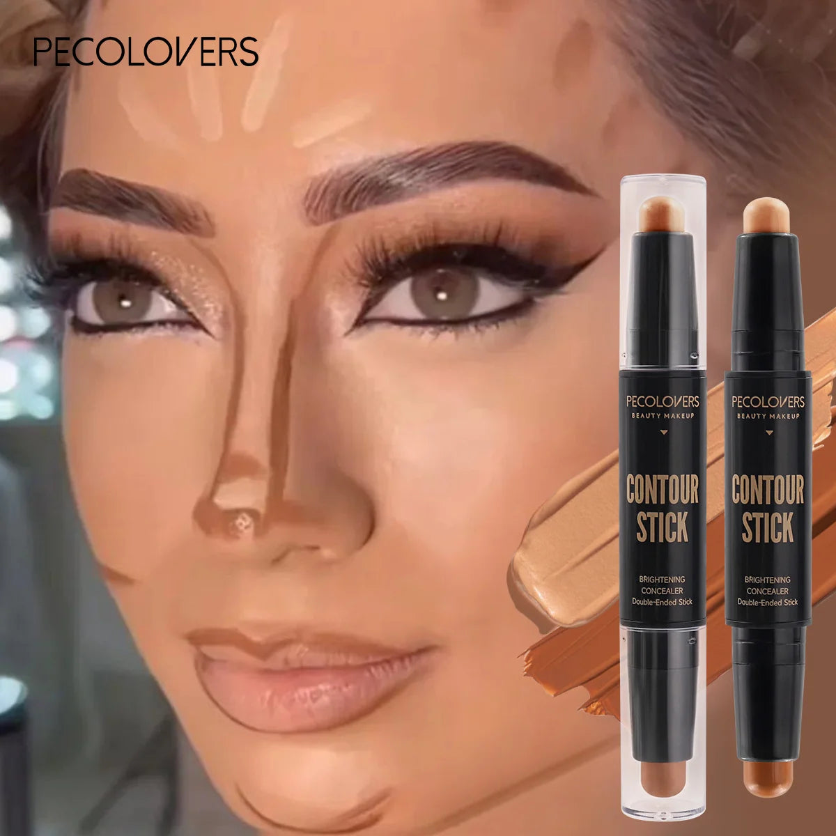 β¨βοΈ Double Head Highlight Pen π Face Makeup π§ Waterproof π Contouring | Foundation | Concealer | Stick & Pencil Cosmetics