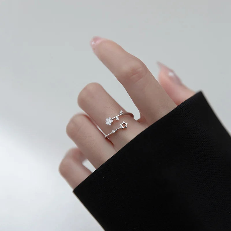 ππ 925 Sterling Silver Star Ring β Shining Geometric Charm ππ