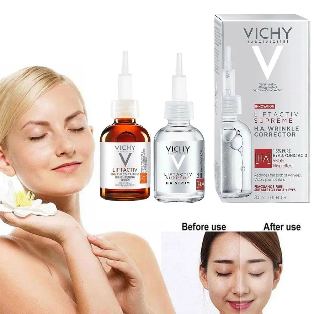 π Vichy Collagen Cream β¨ | With Salicylic Acid πΏ | 16% VC Facial Repair Cream πΈ | Rejuvenating Eye Cream ποΈ | Hyaluronic Acid + B3 Serum π§ | Complete Skin Care Set π