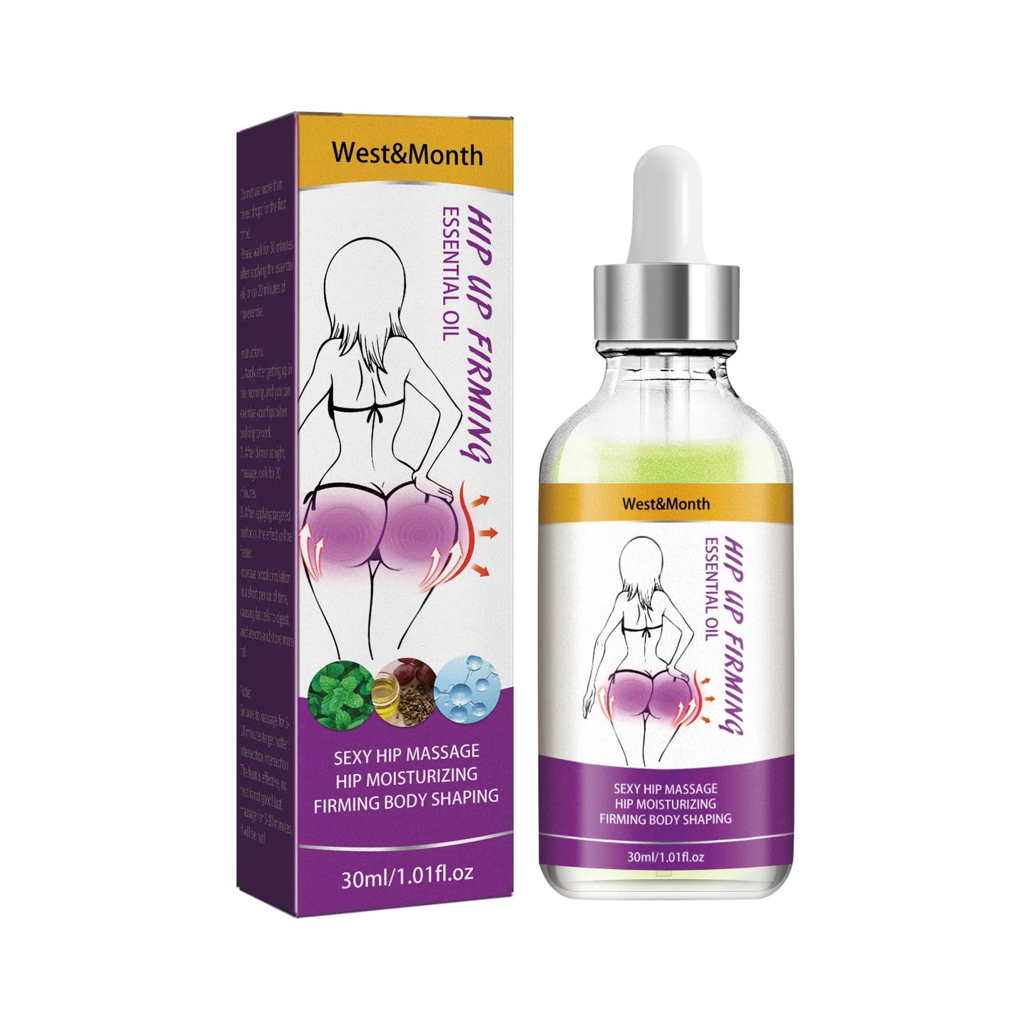 πβ¨ Buttock Massage Essential Oil β Hip Lift, Plumping & Firming ππ₯
