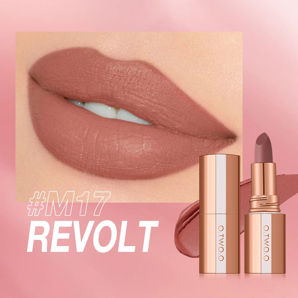 π O.TWO.O Matte Lipstick β¨ | Waterproof & Long-Lasting π§ | Smudge-Free π | Highly Pigmented π¨ | Classic Velvet Finish πΈ | Professional Lip Tint Makeup π